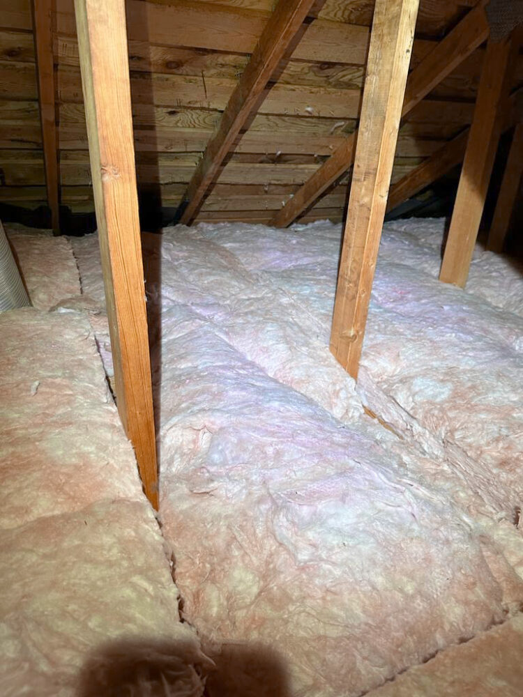 Attic Insulation Replacement With Mold Remediation Treatment